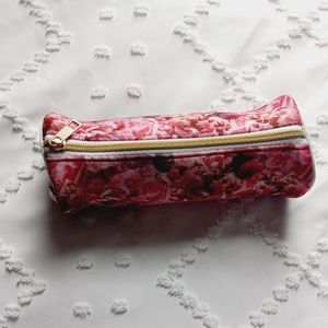 Floral Makeup Brush Bag